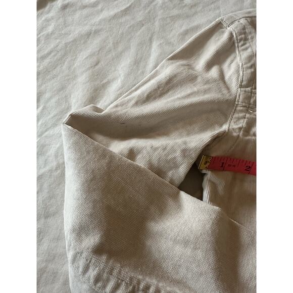 Red Ox Cropped Corduroy Jacket M | Military Style Retro Y2K - Picture 6 of 6